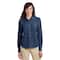 Port & Company® Long Sleeve Ladies Value Denim Shirt